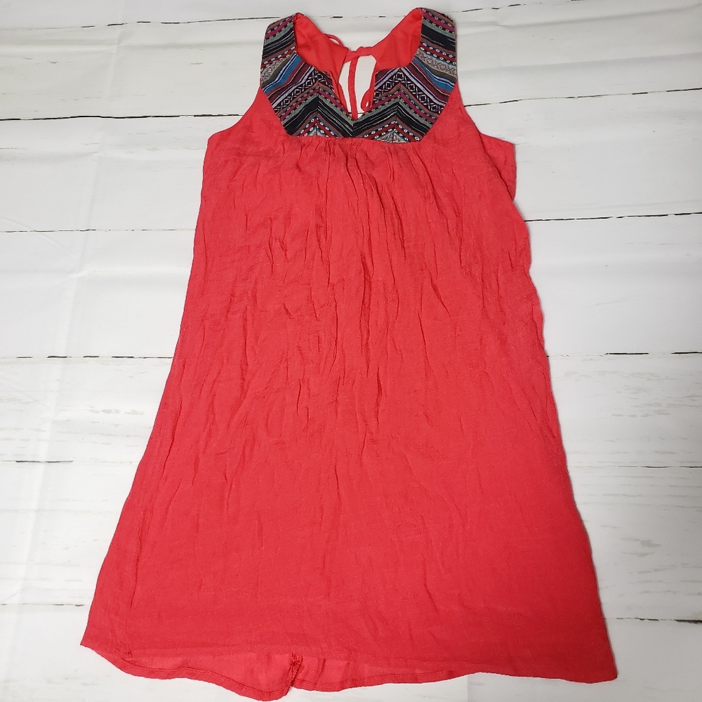 Red Camel Women's Sleeveless Red Tank Top Small